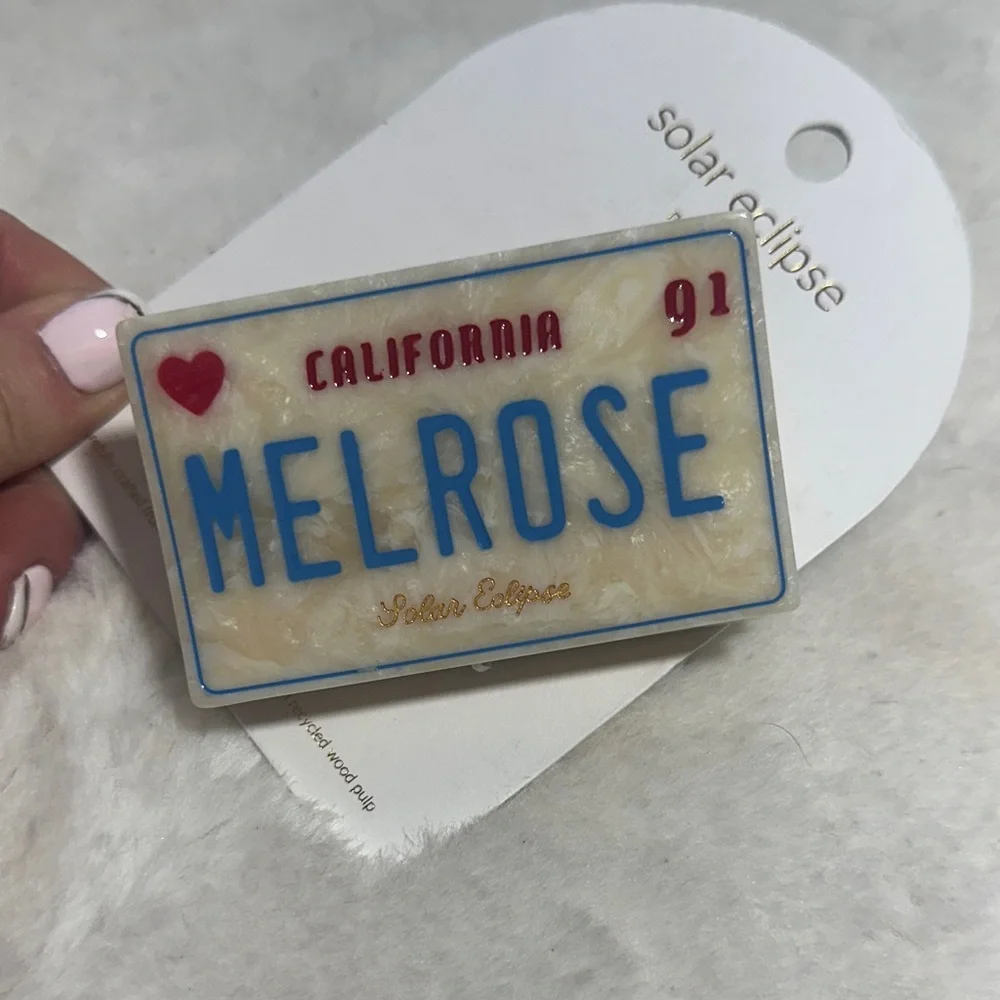 Anthropologie solar eclipse California Melrose hair claw clip